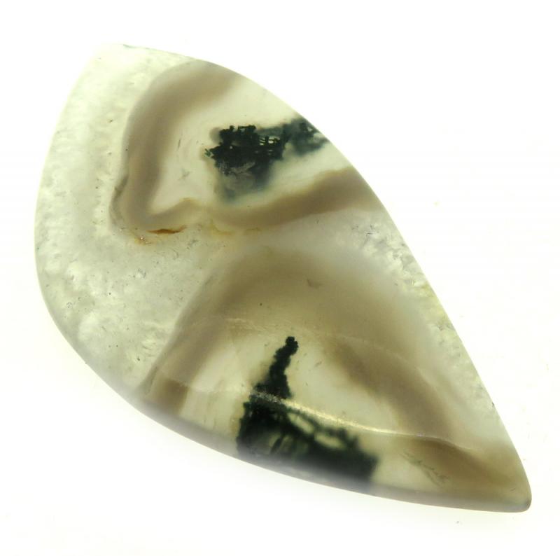 Freeform 48x23mm Solar Moss Quartz Cabochon 03
