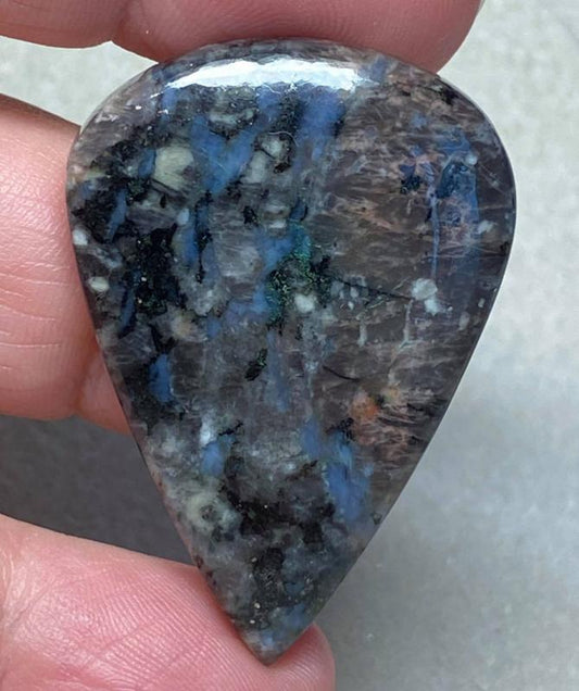 Teardrop 42x29mm Llanite Cabochon 02