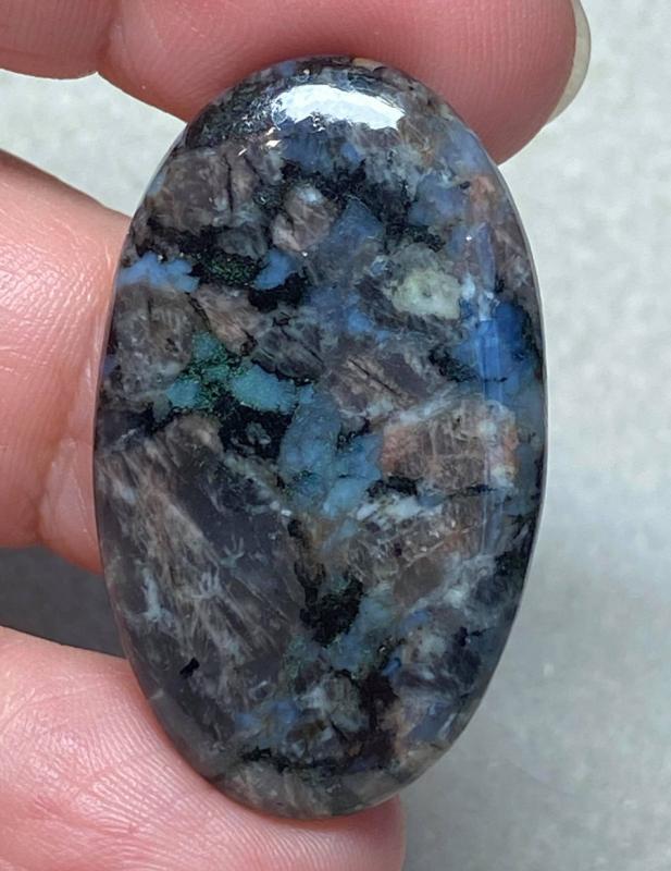 Oval 40x23mm Llanite Cabochon 08