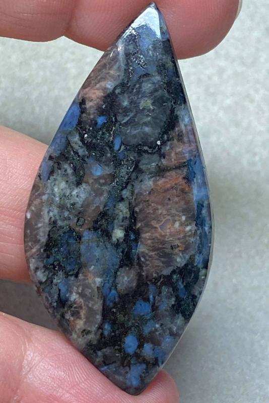 Freeform 54x26mm Llanite Cabochon 09