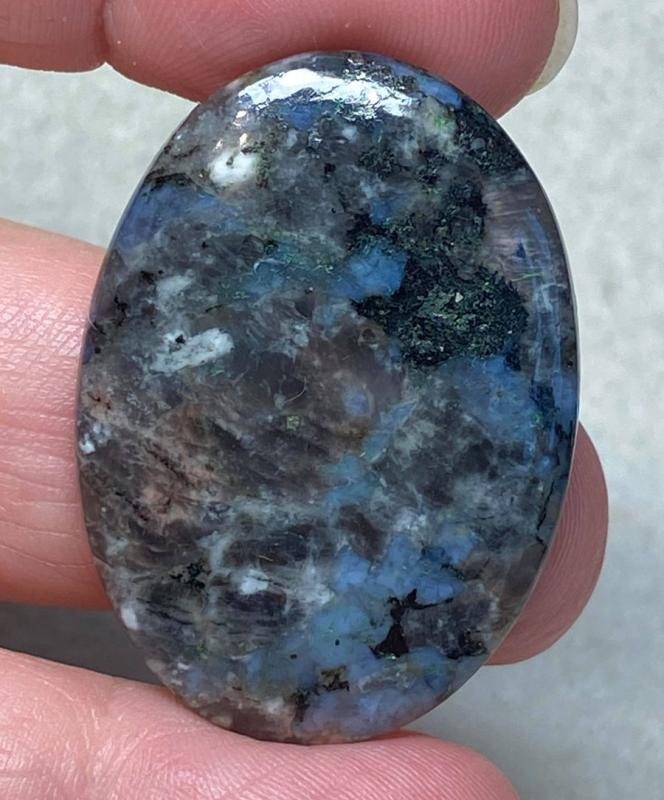 Oval 37x26mm Llanite Cabochon 14