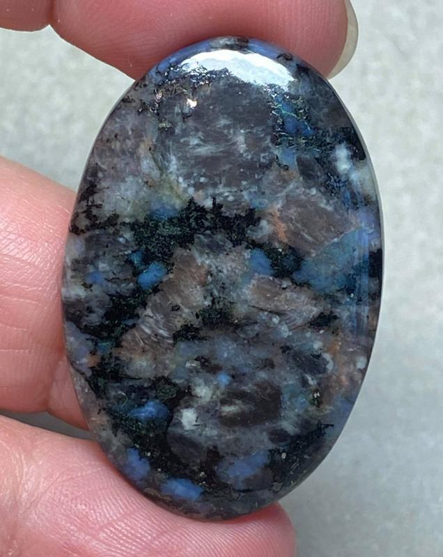 Oval 40x26mm Llanite Cabochon 17
