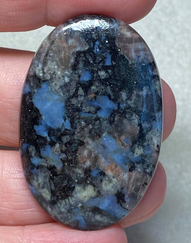 Oval 45x30mm Llanite Cabochon 18