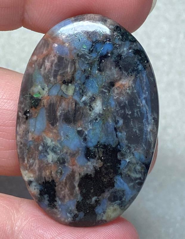 Oval 40x26mm Llanite Cabochon 21