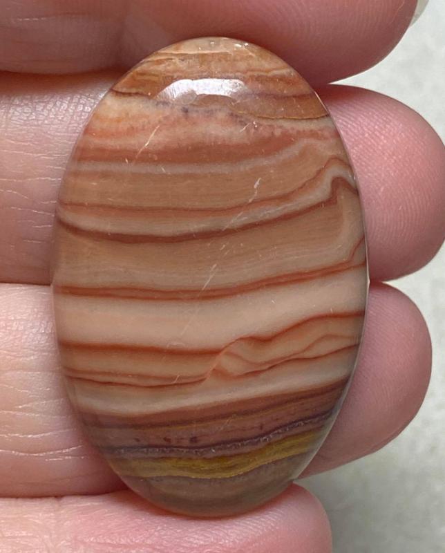 Oval 38x25mm Rolling Hills Wave Dolomite Cabochon 04
