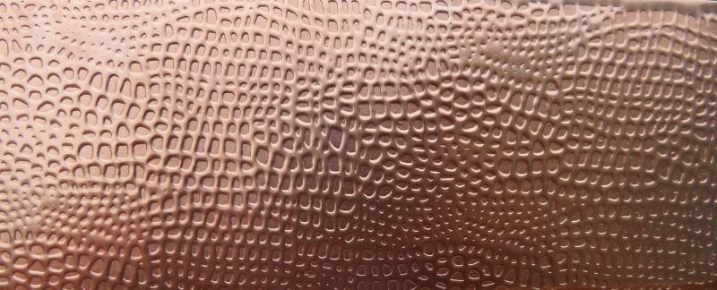 0.55 Thick 60x60mm Bare Copper Plate Reptile Skin Design 25