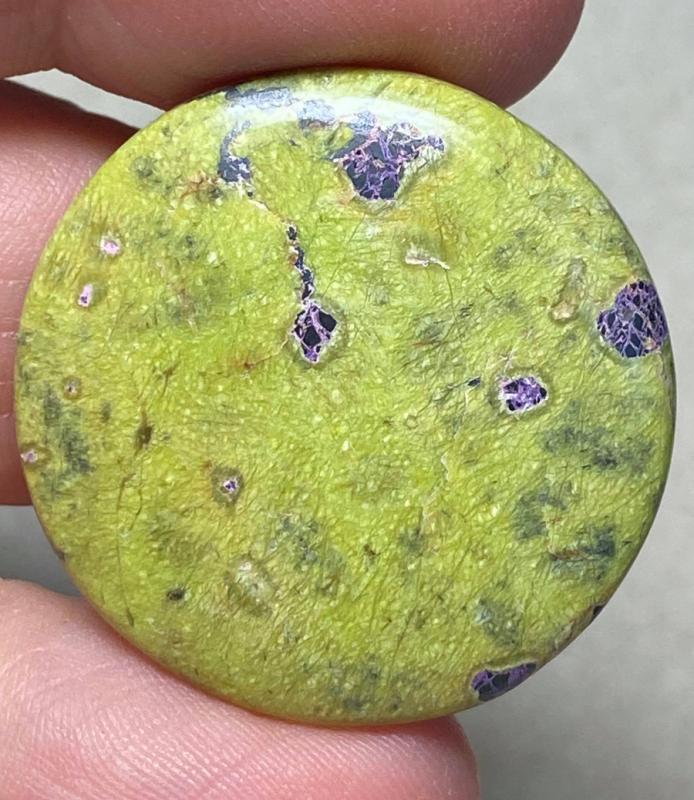 Round 30x30mm Atlantasite Cabochon 11
