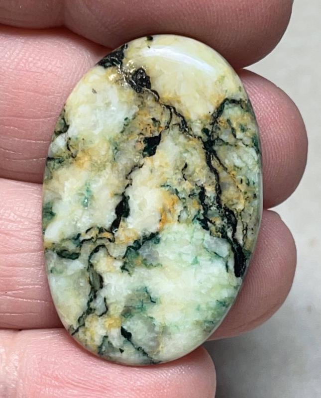 Oval 35x23mm Mariposite Cabochon 10
