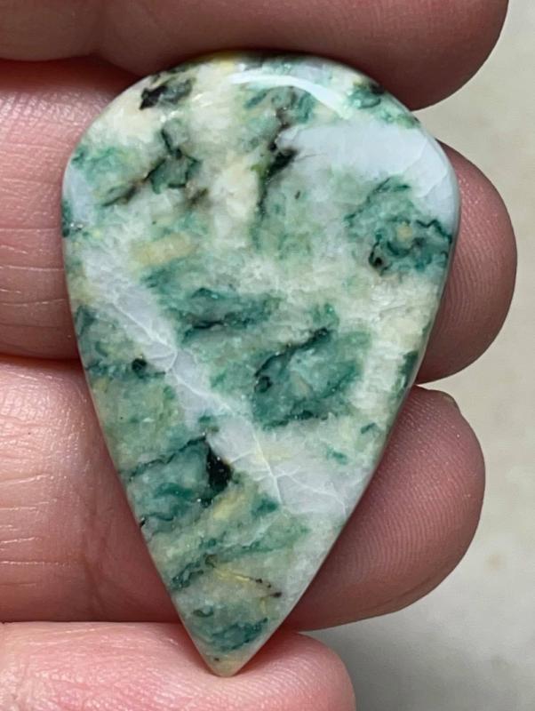 Teardrop 38x23mm Mariposite Cabochon 28