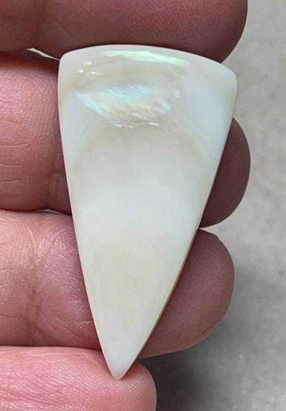Freeform 38x20mm Mother of Pearl Cabochon 20