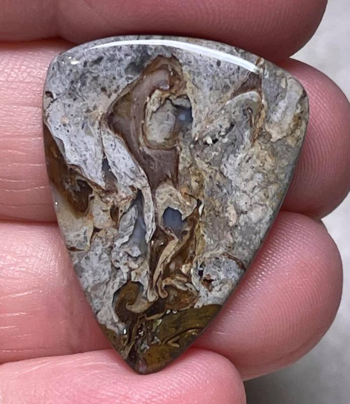 Freeform 30x23mm Rock Chalcedony Cabochon 15