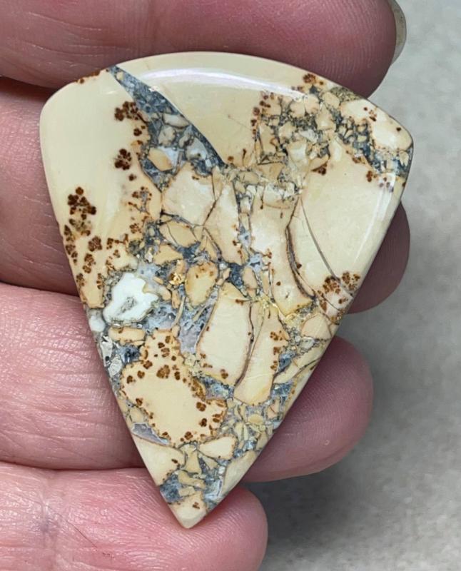 Freeform 47x36mm Maligano Jasper Cabochon 22