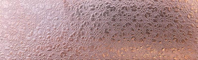 0.55 Thick 60x60mm Bare Copper Plate Sunflowers Design 61