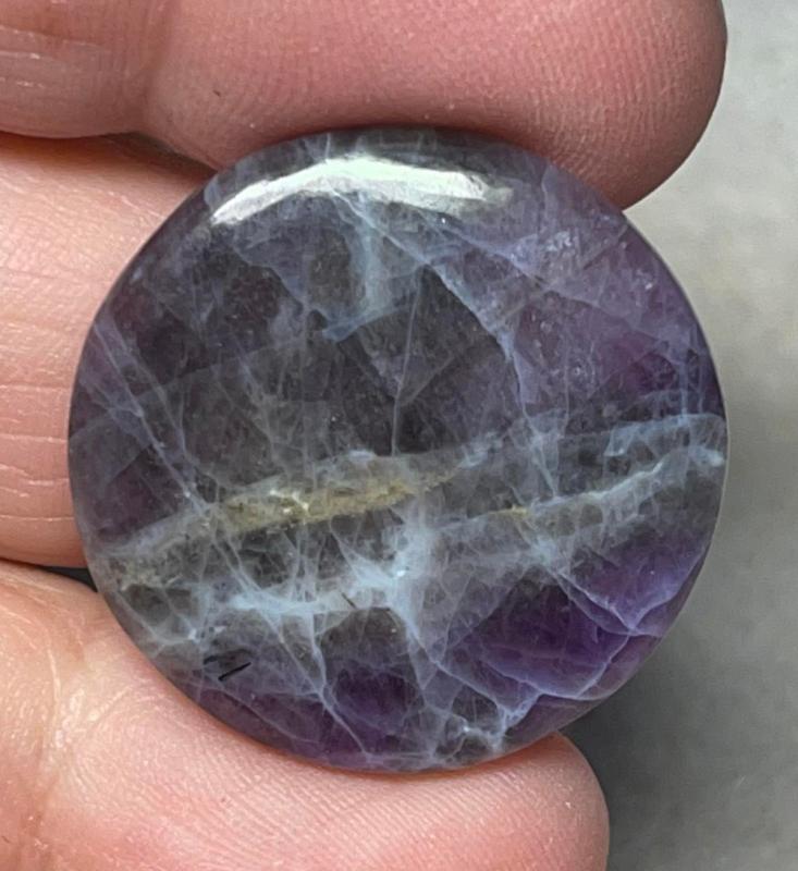 Round 27x27mm Morado Opal Cabochon 26
