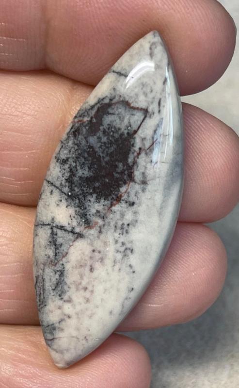 Marquise 46x17mm Porcelain Jasper Cabochon 08