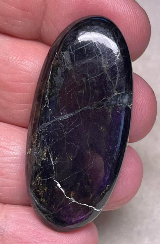 Oval 47x21mm Purpurite Cabochon 13