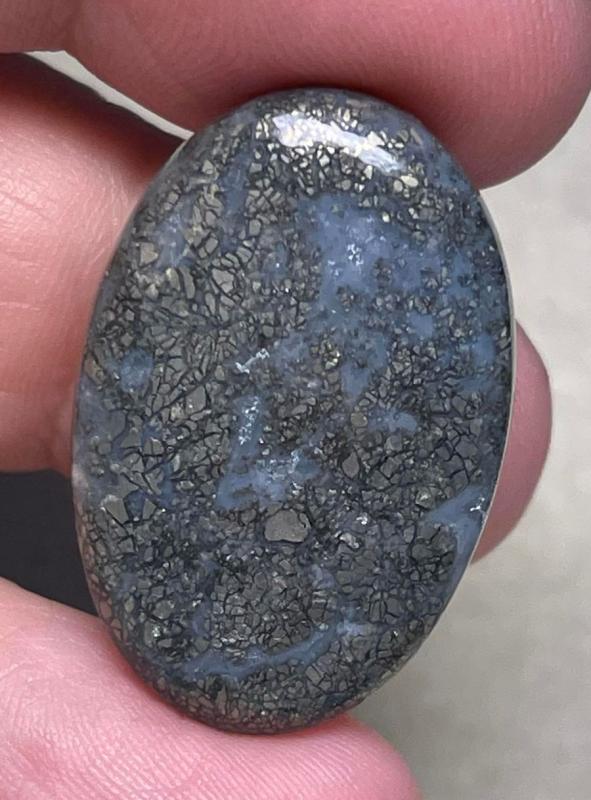 Oval 30x20mm Marcasite Cabochon 01