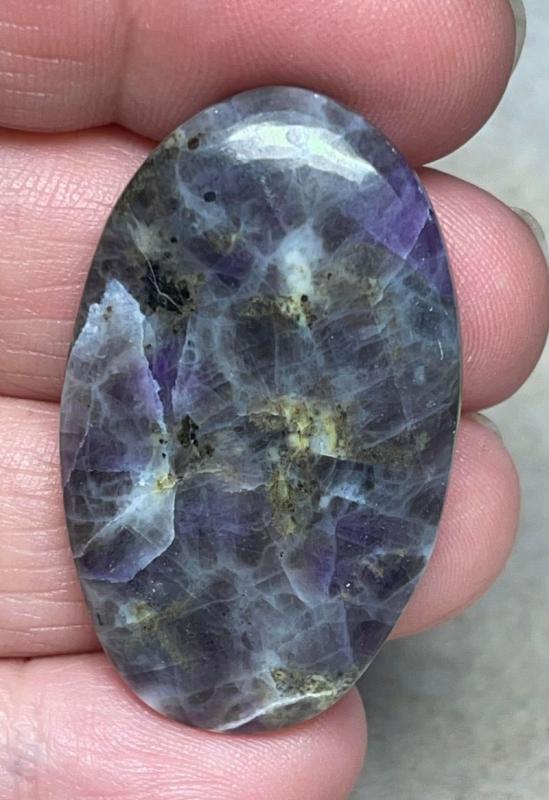 Oval 40x24mm Morado Opal Cabochon 40