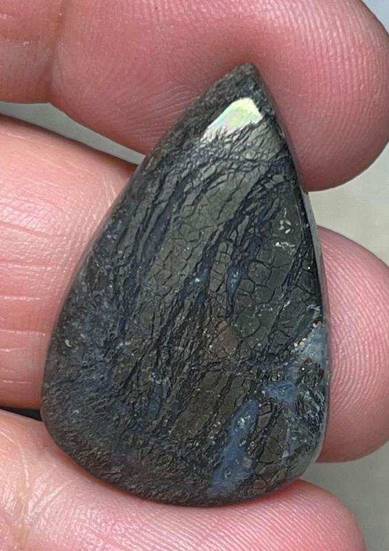 Teardrop 30x20mm Marcasite Cabochon 52