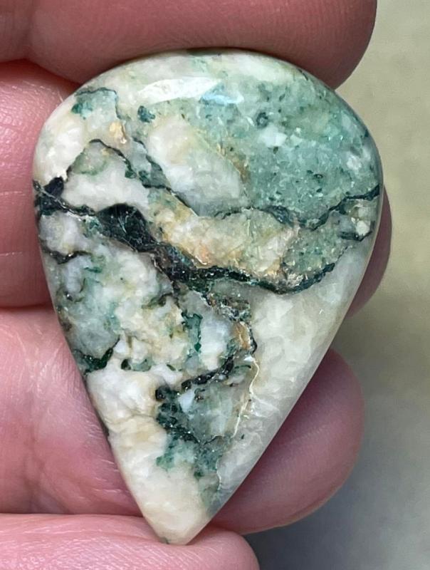 Teardrop 36x24mm Mariposite Cabochon 31
