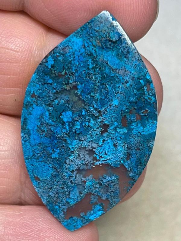Freeform 42x25mm Coloured Indonesian Moss Agate Cabochon 65