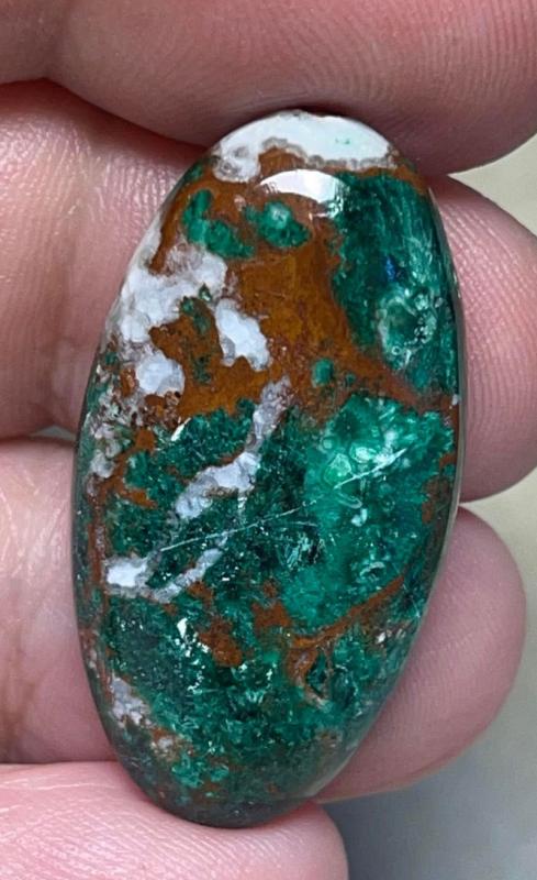 Oval 33x17mm Sinara Sunrise Chrysoprase Cabochon 03