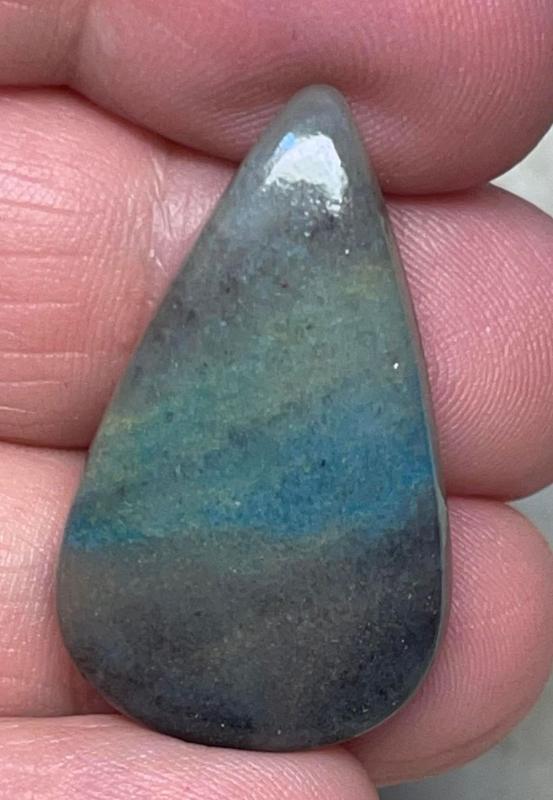 Teardrop 32x19mm Trolleite Cabochon 06
