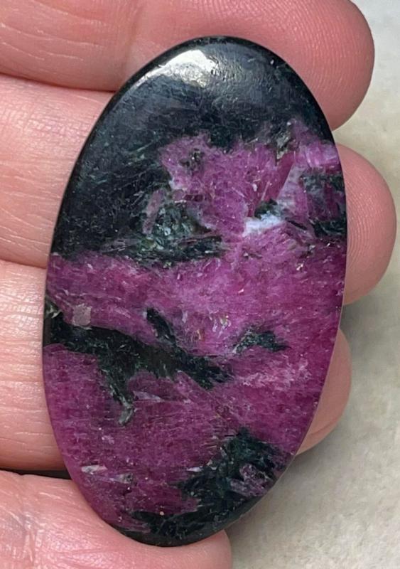 Oval 48x28mm Ruby Tourmaline Cabochon 02