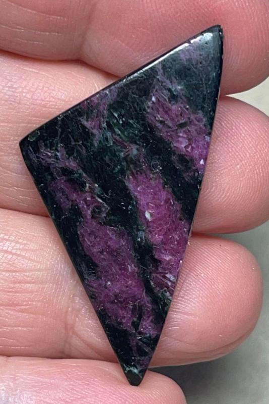 Freeform 43x21mm Ruby Tourmaline Cabochon 04