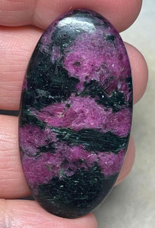 Oval 47x25mm Ruby Tourmaline Cabochon 05