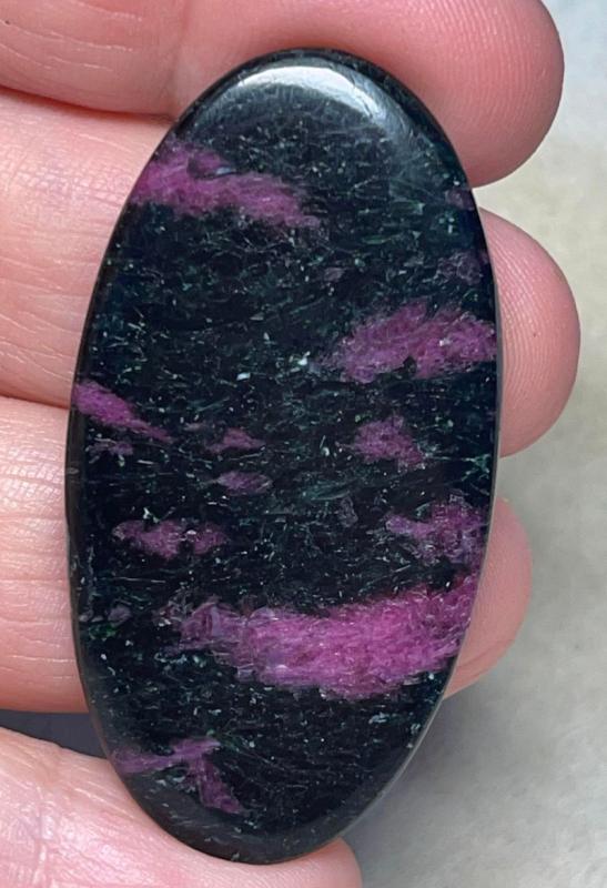 Oval 52x27mm Ruby Tourmaline Cabochon 08