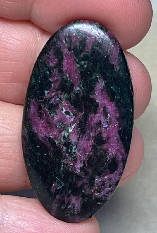 Oval 41x22mm Ruby Tourmaline Cabochon 09