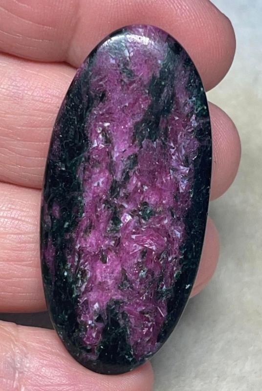 Oval 51x24mm Ruby Tourmaline Cabochon 26