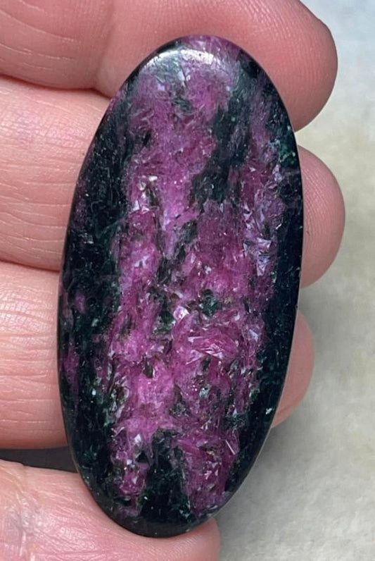 Oval 51x24mm Ruby Tourmaline Cabochon 26