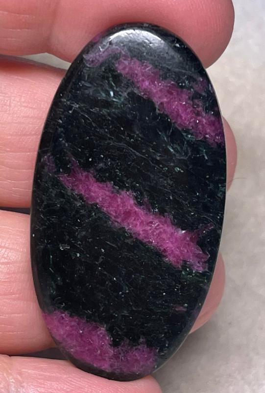 Oval 48x25mm Ruby Tourmaline Cabochon 27