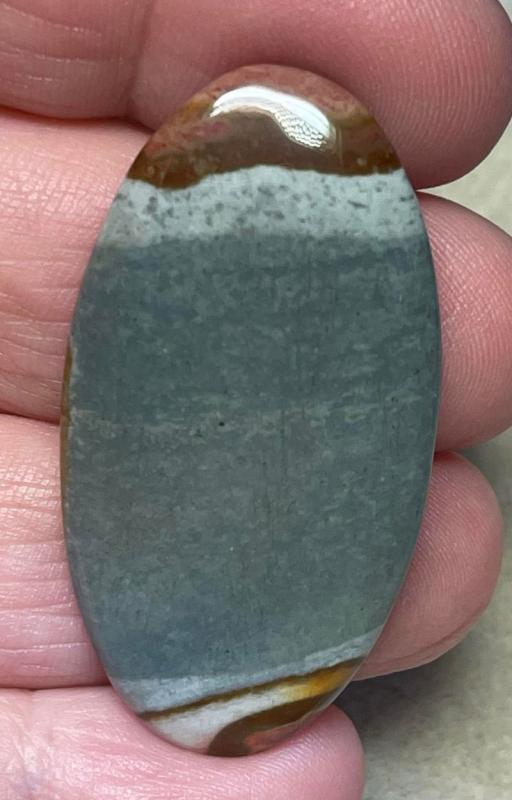 Oval 43x23mm Polychrome Jasper Cabochon 22