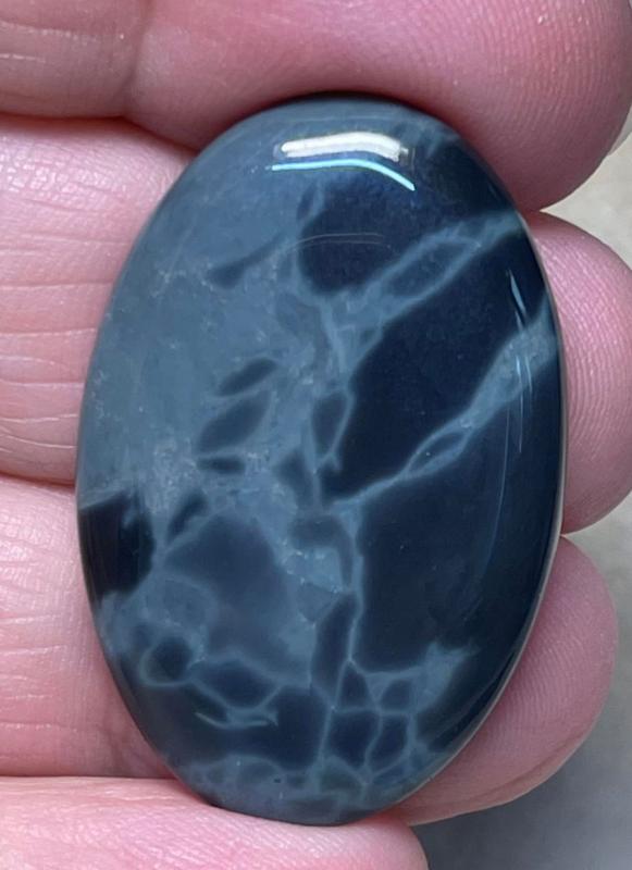 Oval 35x23mm Cobweb Jasper Cabochon 16