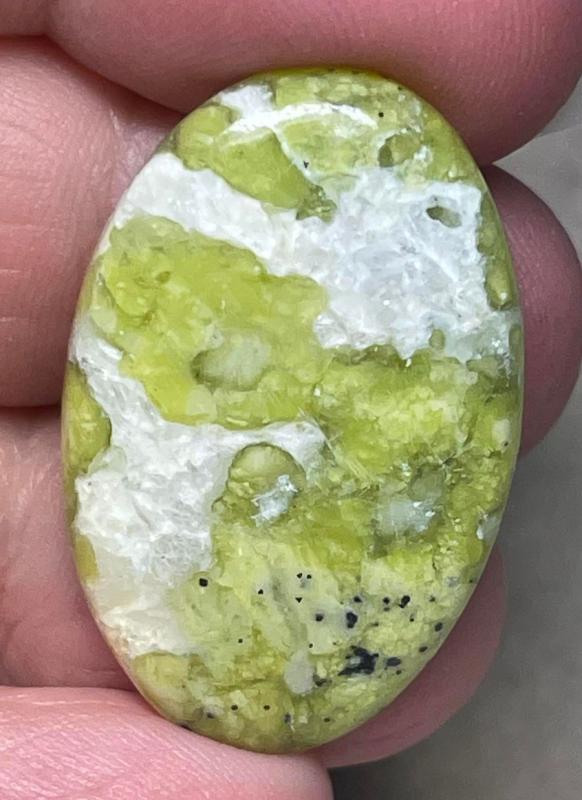 Oval 33x21mm Lizardite Cabochon 14