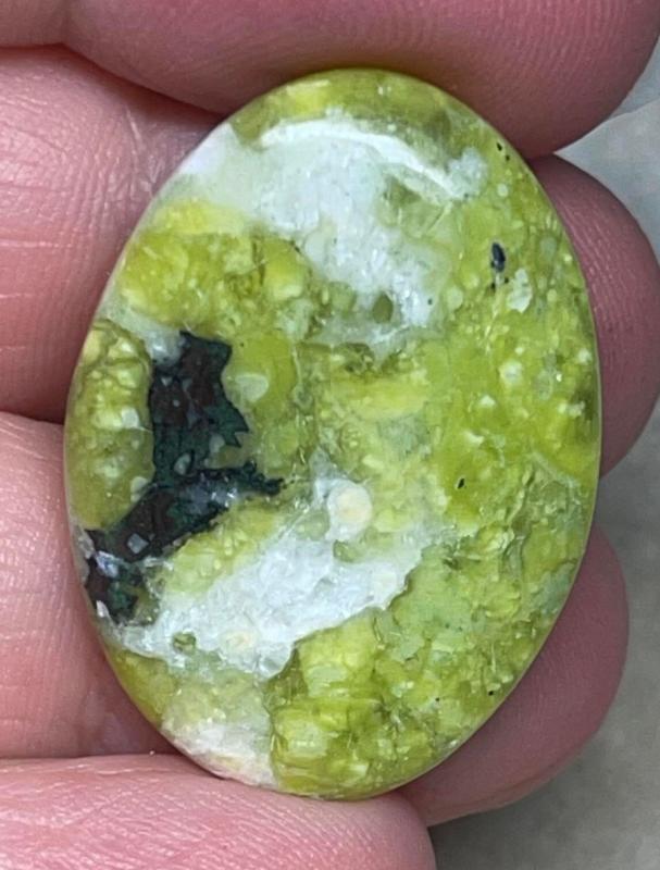 Oval 31x22mm Lizardite Cabochon 21