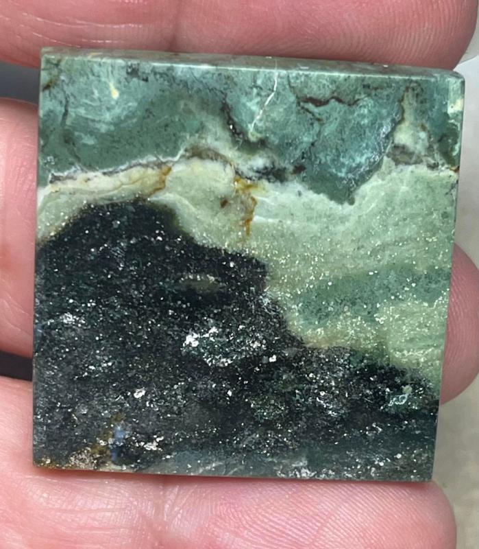 Square 33x33mm Indonesian Jasper Cabochon 21