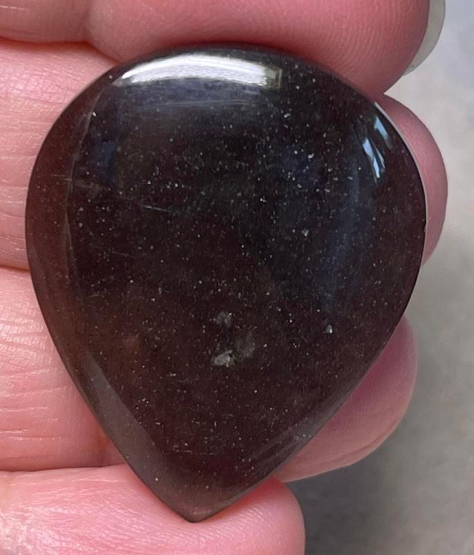 Teardrop 35x28mm Agni Manitite Cabochon 03