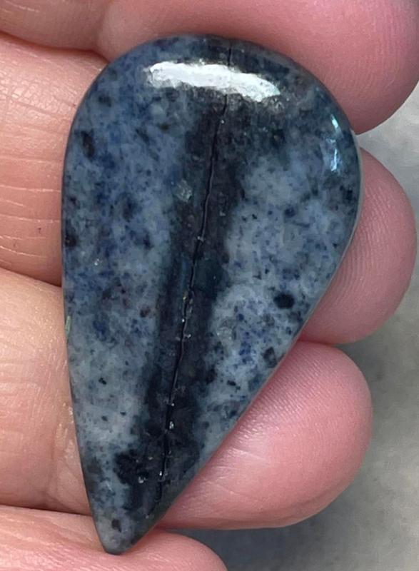 Teardrop 40x22mm Dumortierite Cabochon 40