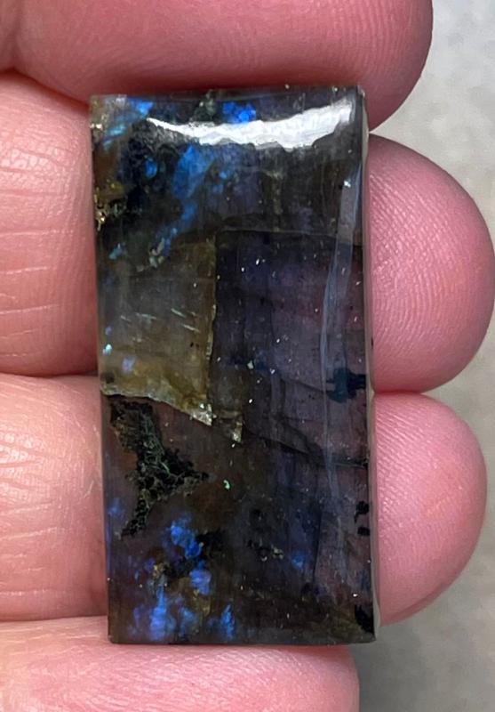 Rectangle 32x16mm Labradorite Cabochon 188