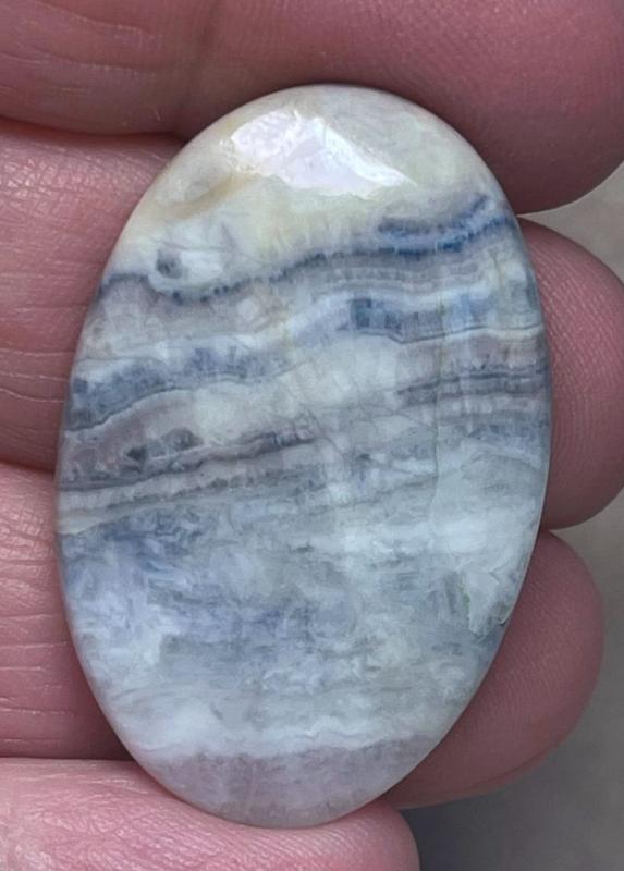Oval 37x24mm Scheelite Cabochon 43