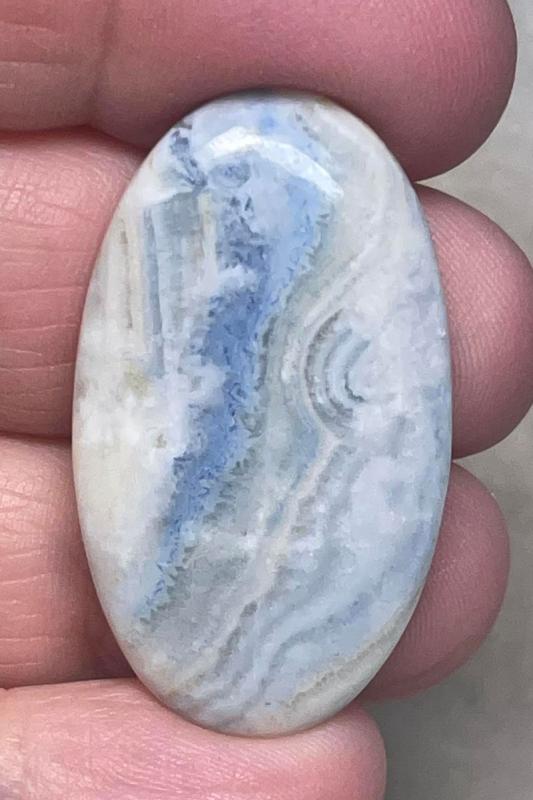 Oval 37x21mm Scheelite Cabochon 56