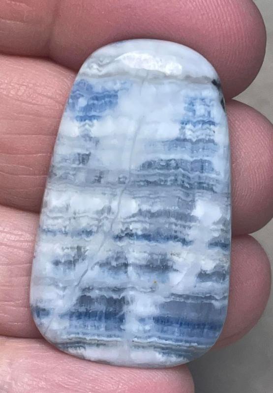 Freeform 37x22mm Scheelite Cabochon 57