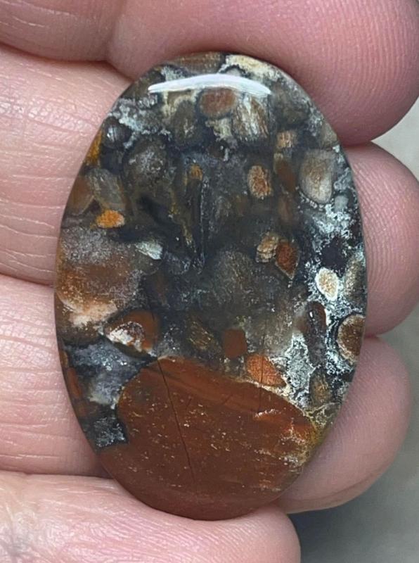 Oval 36x23mm Taboo Jasper Cabochon 06