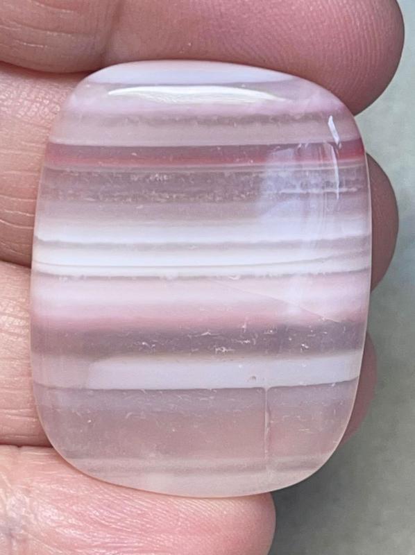 Rectangle 36x27mm Botswana Agate Cabochon 34