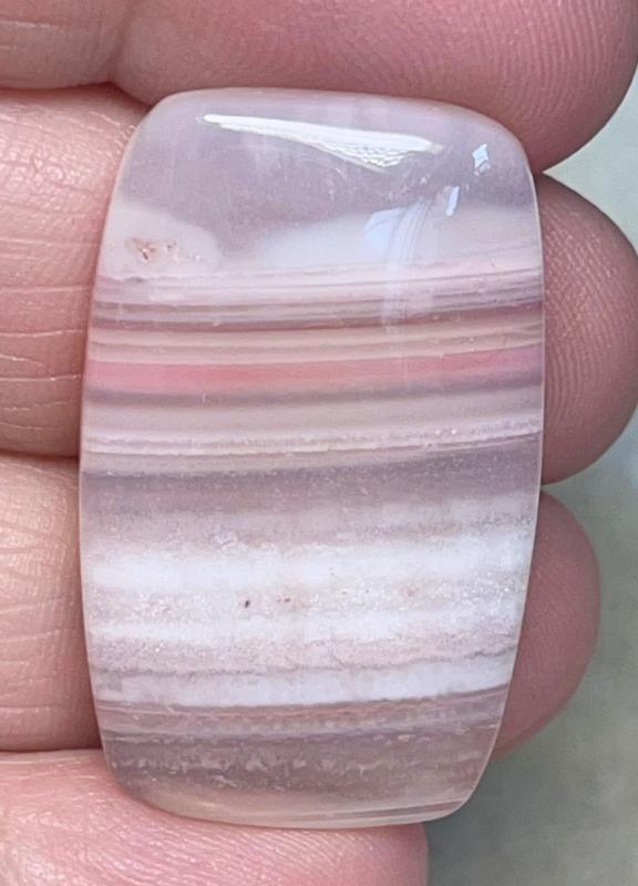 Rectangle 35x21mm Botswana Agate Cabochon 56