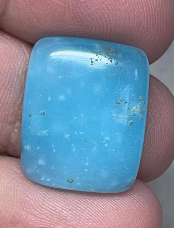 Rectangle 20x16mm Hemimorphite Cabochon 04